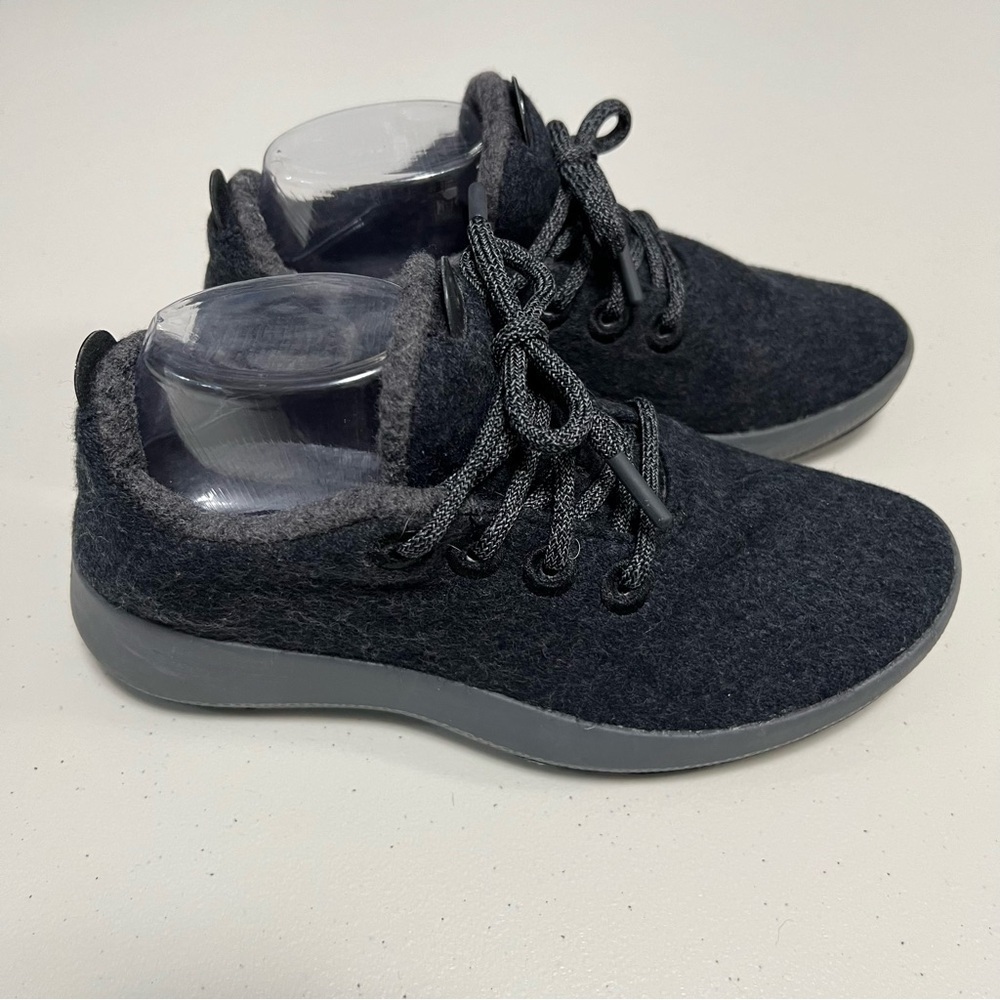 ALLBIRDS Women's Wool Runner Mizzles - Natural Black (Natural Black Sole)